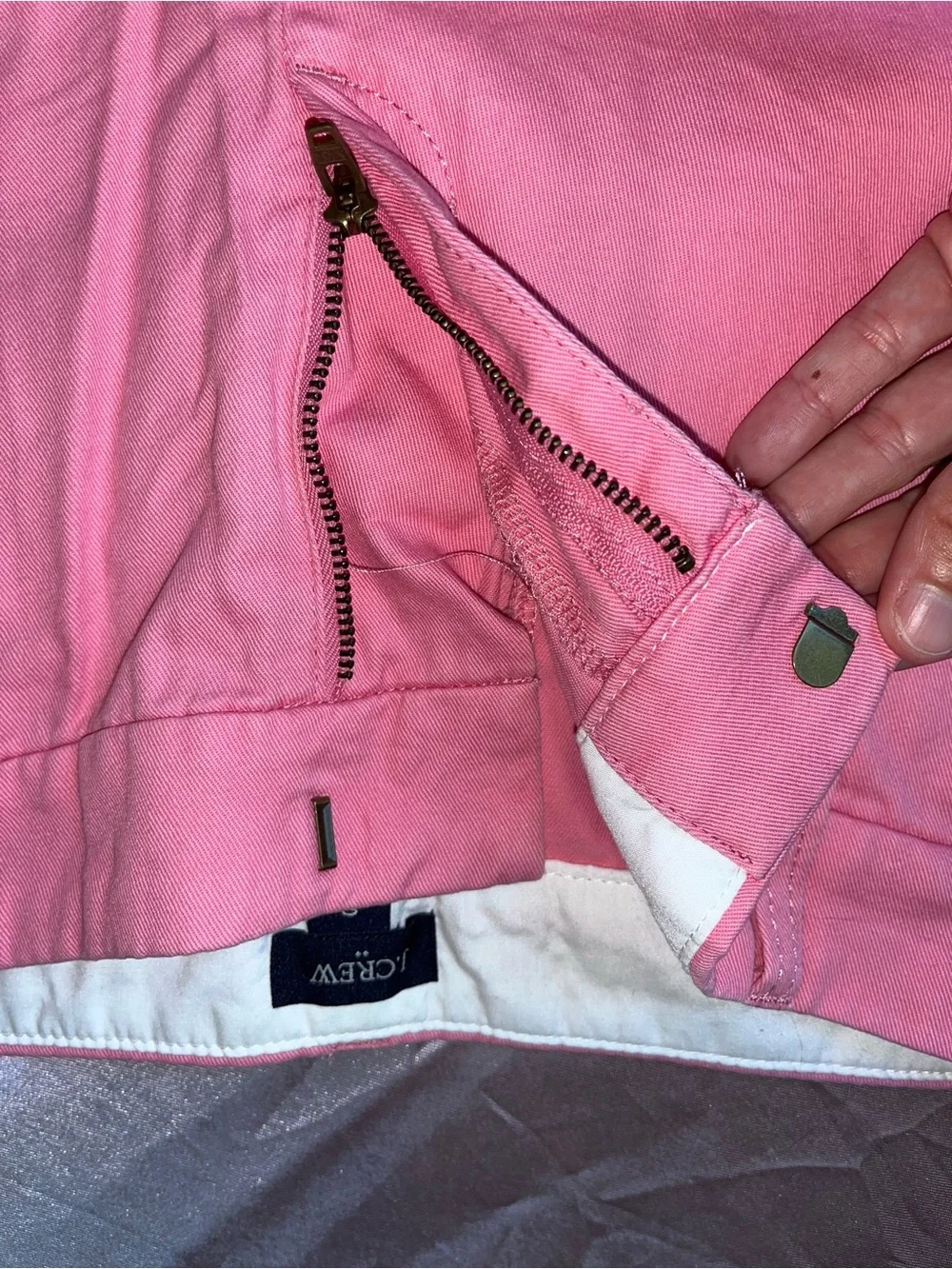 J. Crew Pink Cotton Chino Shorts